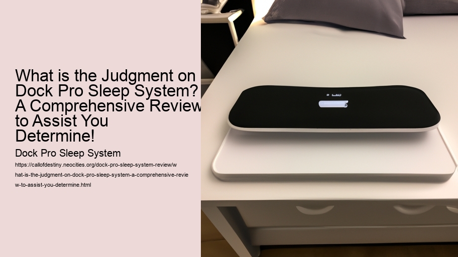 What is the Judgment on Dock Pro Sleep System? A Comprehensive Review ...